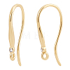 20Pcs Brass Earring Hooks KK-BBC0004-54-1