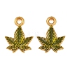 304 Stainless Steel with Dark Olive Green Enamel Pendants SA-CBAF5D5-09G-1