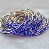 Brass Rhinestone Tennis Bracelets WG6EB7A-01-1