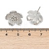 Brass Stud Earring Findings KK-Z099-05P-03-3