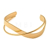 304 Stainless Steel Plain Cuff Bracelet BJEW-B076-02G-2