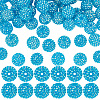 50Pcs Resin Rhinestone Beads RESI-PA0001-45C-1