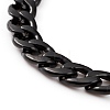 Men's 304 Stainless Steel Cuban Link Chain Bracelets X-BJEW-JB05917-02-2