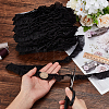 Polyester Pleated Elastic Lace Trim DIY-WH0656-82B-3