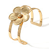 Flower Iron Cuff Bangles for Women WG30024-04-1