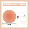 4Pcs 4 Colors Gradient Color Acrylic Cup Mats AJEW-GO0001-04-2