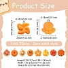 20Pcs 10 Styles Opaque Resin Imitation Food Pendants CRES-YW0002-26-2