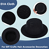 BENECREAT 12Pcs 3 Styles EVA Cloth Mini Hat Fascinator Base AJEW-BC0007-02-4