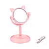 Miniature Cute Cat's Head Alloy Makeup Mirrors MIMO-PW0001-013A-1