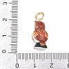 304 Stainless Steel Enamel Pendants STAS-F358-01G-13-3