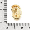 Brass Slide Charms KK-E802-33G-G-3