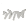 Non-Tarnish 304 Stainless Steel Pendants STAS-L279-002P-M-1