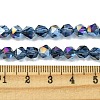 Electroplate Glass Beads Strands EGLA-K061-07A-HR01-4