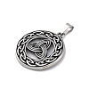 304 Stainless Steel Pendants STAS-Q339-03B-AS-2