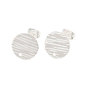 304 Stainless Steel Ear Stud Findings STAS-O119-17C-S-1