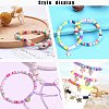 Flat Round Handmade Polymer Clay Beads LS-CLAY-R067-8.0mm-01-5