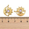 304 Stainless Steel Rhinestone Pendants STAS-Z166-24G-06-3