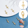 6Pcs Brass Pendants KK-BBC0026-01G-6