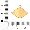 304 Stainless Steel with Rhinestone Pendants STAS-Z186-19G-3