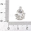 Brass Micro Pave Cubic Zirconia Pendants KK-L261-14B-P-3