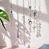 5Pcs Alloy Planet Moon Hanging Ornaments HJEW-BM0001-47-4
