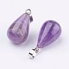 Natural Amethyst Pendants X-G-K187-04B-2
