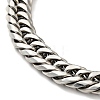 Non-Tarnish 201 Stainless Steel Cuban Link Chains Bracelet for Men Women BJEW-H550-07A-P-2