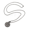 Retro Mandala 201 Stainless Steel Box Chain Constellation Pendant Necklaces for Women Men NJEW-M223-01H-3