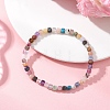 Natural Mixed Gemstone Beaded Stretch Bracelets for Women BJEW-JB13335-6