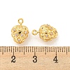 Brass Micro Pave Cubic Zirconia Pendants KK-K369-02G-03-3