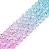 Baking Painted Glass Bead Strands DGLA-A039-T2mm-A05-4