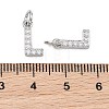 SHEGRACE Brass Micro Pave Clear Cubic Zirconia Pendants XGRQ29646-394P-L-3