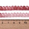 Imitation Jade Crackle Glass Beads Strands GLAA-N068-01A-A04-5