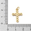 Brass Micro Pave Cubic Zirconia Pendants KK-M305-01G-01-2