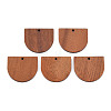 Natural Walnut Wood Pendants WOOD-N011-010-1