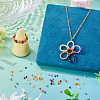 240Pcs 6 Colors Cubic Zirconia Bead ZIRC-TA0001-27-7