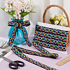 5.4M Vintage Jacquard Polyester Ribbon OCOR-CY0004-49-4