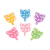 Luminous & Frosted Transparent Resin Cabochons X-RESI-T026-07M-1