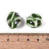 Vintage Handmade Porcelain Wrinkle Beads PORC-Q006-09D-3