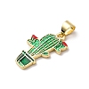 Brass Enamel Pendants LS-FIND-I054-01D-G-2