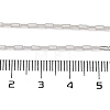 925 Sterling Silver Paperclip Chains STER-P064-02S-3