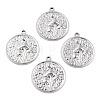 Non-Tarnish 201 Stainless Steel Pendants STAS-N098-143P-2