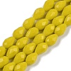 Opaque Solid Color Beads Strands EGLA-N013-P8mm-D06-1