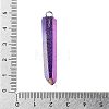 Electroplated Natural Quartz Pendants G-P315-B01-01P-3