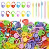 204Pcs 12 Styles Eco-Friendly ABS Plastic Knitting Crochet Locking Stitch Markers Holder IFIN-FS0001-67-1