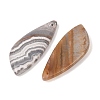 Natural Mexican Agate Pendants G-K381-12-2