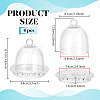 4 Bags Glass Cloche Dome AJEW-BC0011-27-2