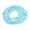 Transparent Glass Beads Strands LS-EGLA-N021-4mm-08-2