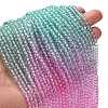 Transparent Painted Glass Beads Strands LS-DGLA-A034-T4mm-A10-2