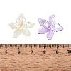 Transparent Plastic Bead Caps KY-N025-38-3